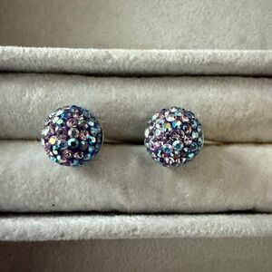 Hillberg and Berkeley Crystal Stud Earrings
